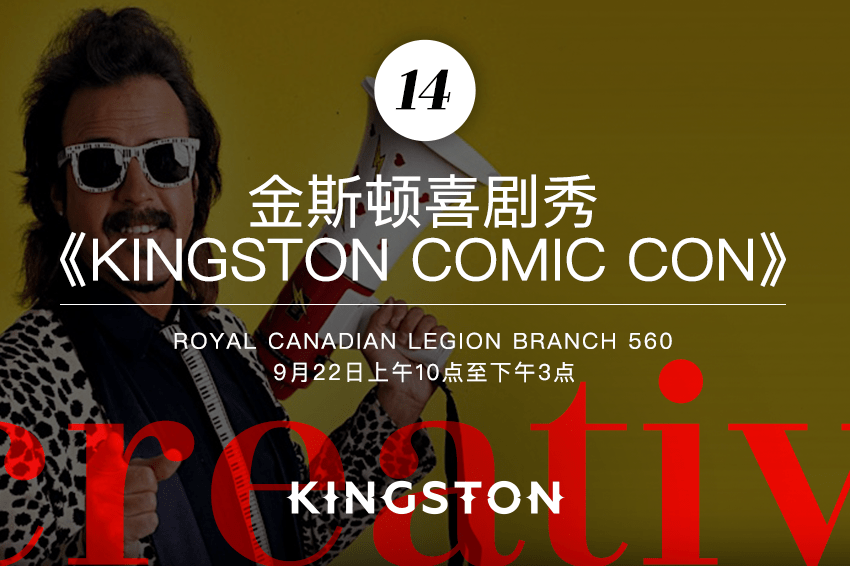 14. 金斯顿喜剧秀《Kingston Comic Con》