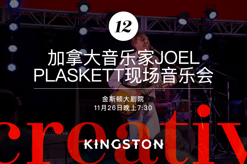 12. 加拿大音乐家Joel Plaskett现场音乐会